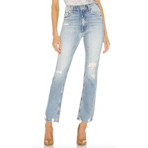 MOTHER SUPERIOR High Waisted Rider Skimp Jeans in The Confession - Size 24